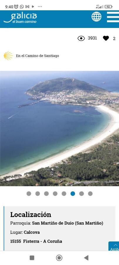 Piso Playa Langosteira Apartment Finisterre Bagian luar foto